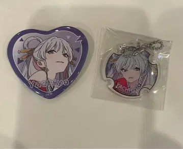 초 카구야 공주 카라테츠 트레이딩 하트 캔뱃지 츠키미 야치요