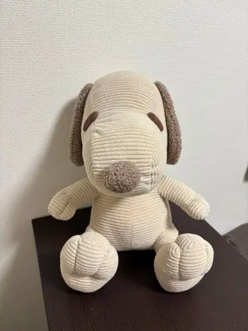 스누피 봉제 인형 약 30cm 베이지