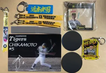 한신 타이거즈 긴치카 코지 선수 굿즈 7세트