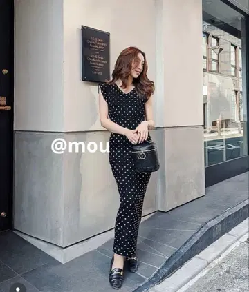 리엔다 도트 원피스