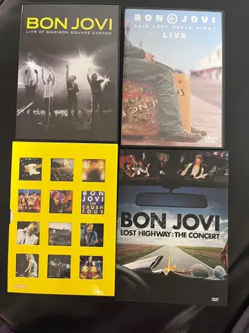 BON JOVI DVD 세트 4점