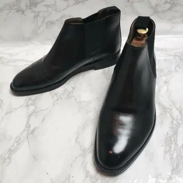 REGAL 처카 부츠 가죽 신발 24.5EE 블랙