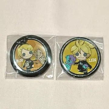 보컬로이드 카가미네 린 카가미네 렌 NieR 콜라보 캔뱃지 2세트