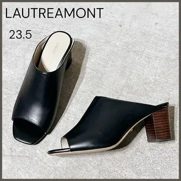 [로트레아몽] 스퀘어 오픈토 샌들 / 고품질 / 착용감 / 블랙