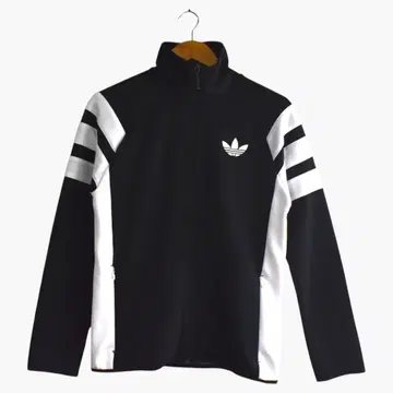 adidas 트랙 자켓 S 블랙 저지 여성용 구제 의류