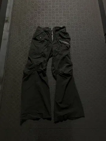 NACHE 블랙 워크 팬츠