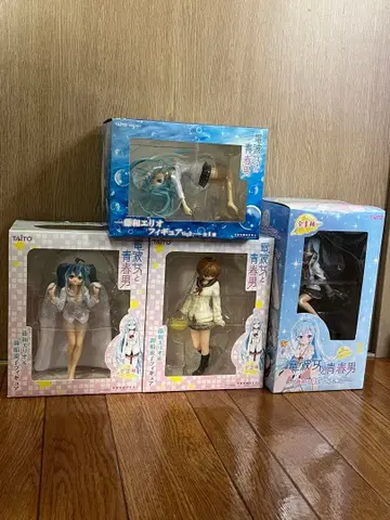전파녀와 청춘남 토와 에리오 미후네 류코 피규어 모음