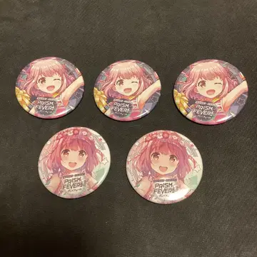 호시사키 아카리 캔 배지 온게키 x 리스테 5개