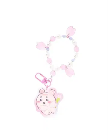 치이카와 (먼작귀) 사쿠라 요정 비즈 포함 아크릴 키링