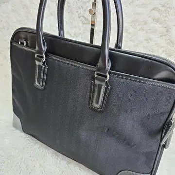 그린 라벨 릴랙싱 비즈니스 백 헤링본 A4 블랙