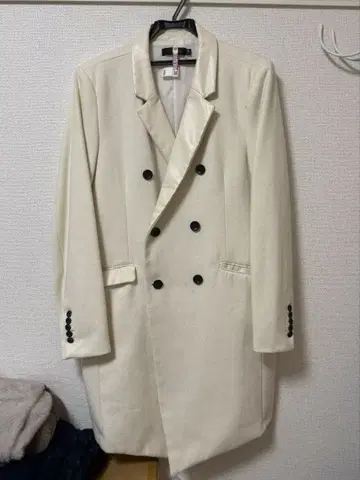 [ 클리닝 완료 ] civarize 롱 코트 화이트