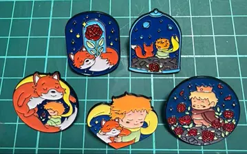 어린 왕자 핀 배지 5종 세트