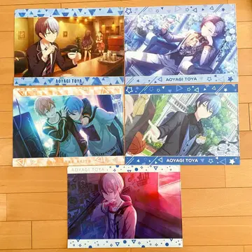 프로세카 시노노메 아키토 아오야기 토우야 클리어 파일 5점 세트