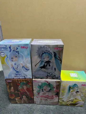 하츠네 미쿠 피규어 세트 빈티지 인형 유키 미쿠 묶음 판매