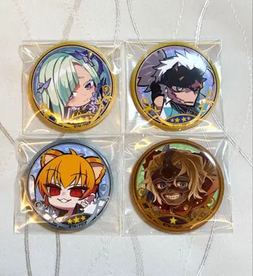 FGO 미니 최종 재림 서번트 캔뱃지 4개 묶음 판매