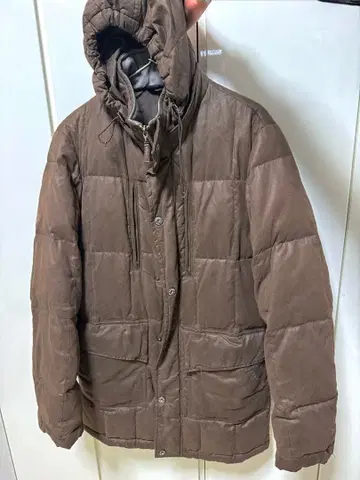 충전솜 코트 브라운 MAURIZIO BALDASSARI