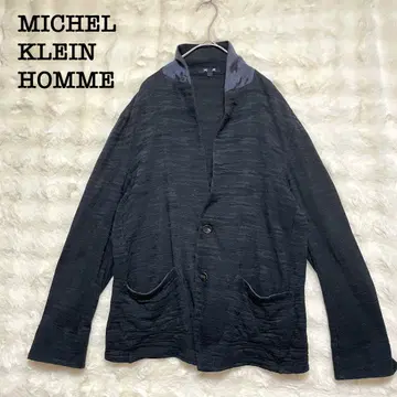 미쉘클랑 옴 가디건 블랙 [48] 스탠드 카라 얇은 소재 아우터