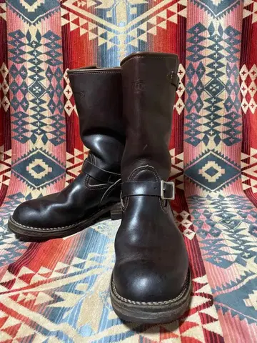 웨스코 BOSS 브라운 10 ( 28cm 정도 ) 할리 바이커 초퍼