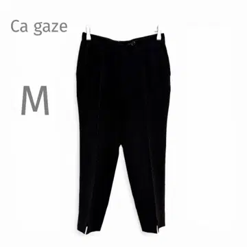 하나야 Ca gaze 카가제 앵클 팬츠 블랙 M 센터 프레스 고급