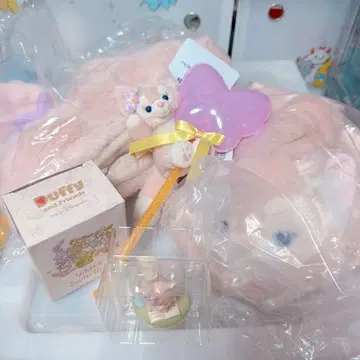 디즈니씨 리나벨 햇 장갑 벌룬 입상 더피 프렌즈