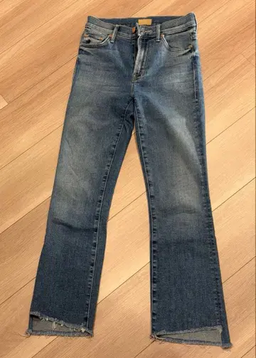 MOTHER INSIDER CROP STEP FRAY 플레어 데님 24