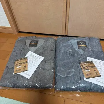 EVENRIVER 반팔 type 히코리 오버롤 츠나기 2장 세트