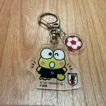 산리오 x 축구 일본 대표 SAMURAI BLUE 케로케로케로피 키링