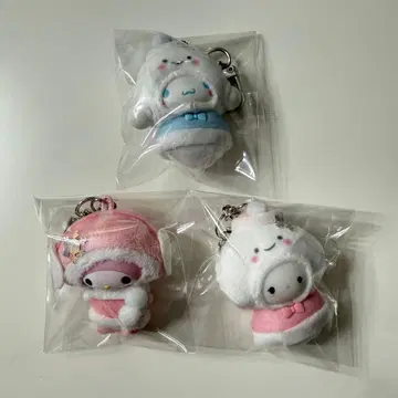 산리오 치비토모 키링 눈의 정령 시나몬 마이멜로디 코기뮨