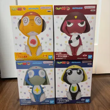 개구리 중사 케로로 타마마 기로로 쿠루루 도로로 피규어 4체 세트