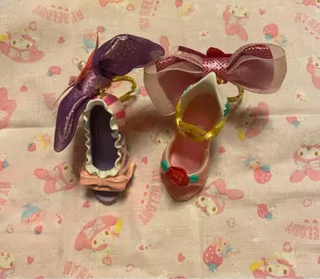 도쿄 디즈니 리조트 라푼젤 오로라 공주 신발 프린세스 키링