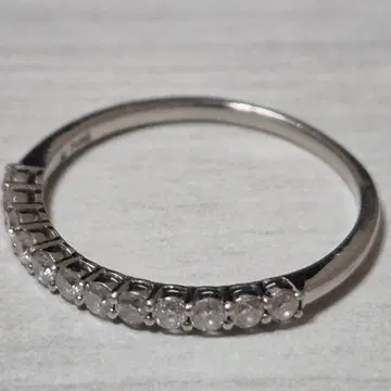 플라티나 900 다이아몬드 하프 이터니티 반지