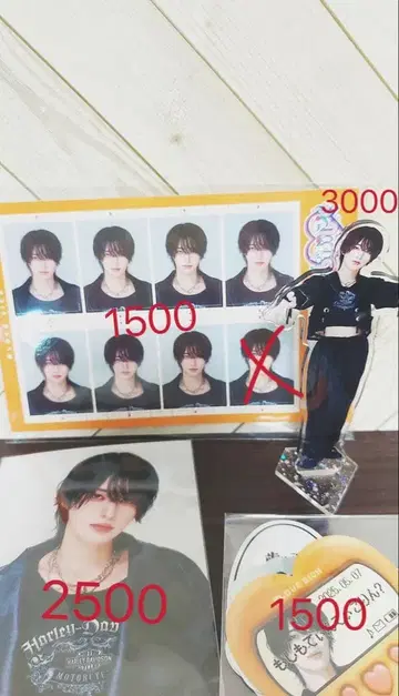 러브시크 타로 스티커 아크릴 스탠드 아크릴 스탠드