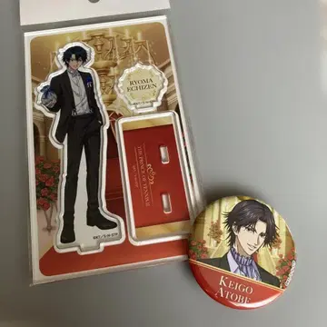 에치젠 료마 신 테니스의 왕자님 아크릴 스탠드 이온 캔뱃지 아토베 케이고