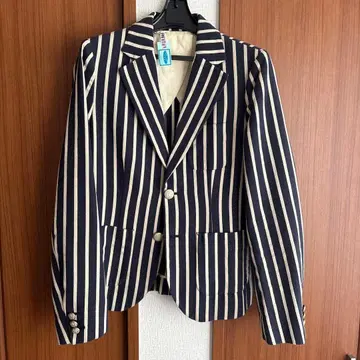 Lois Crayon 스트라이프 테일러드 자켓