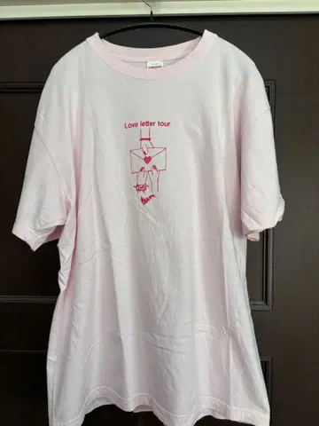 사바 시스터 러브 레터 투어 티셔츠 XL 핑크