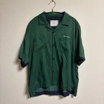 사카이 sacai 코튼 트윌 볼링 셔츠