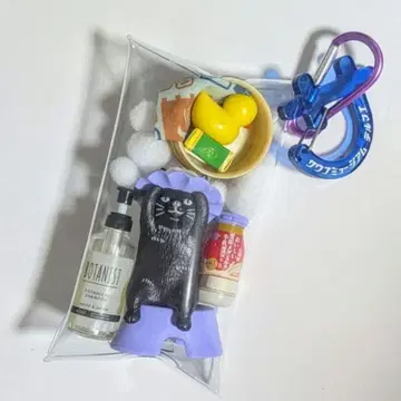 가챠 파우치 샴푸 캣 블랙