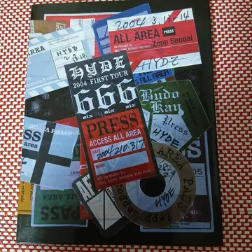 HYDE 2004 FIRST TOUR 666 투어 팜플렛 앨범