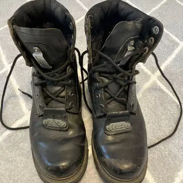 칼 카니 블랙 천연 가죽 부츠