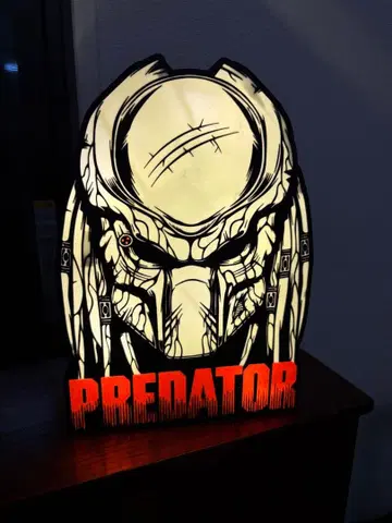 프레데터 LED 라이트 리모컨 포함