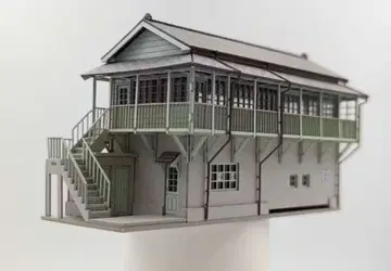 대만 건축 페이퍼 크래프트 N 게이지 가오슝항역 북신호소 건물 스트럭처