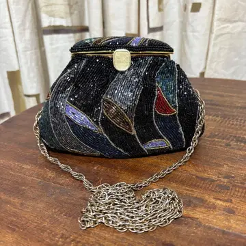 빈티지 총 비즈 백 파티 백 미니백