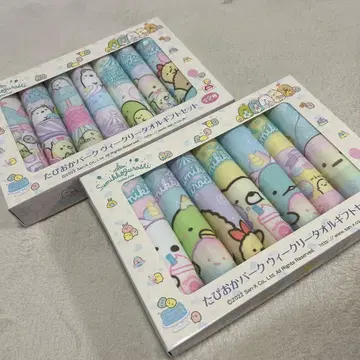 스미코구라시 타월 기프트 세트 고양이 토카게 펭귄? 돈카츠