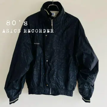 [레어/독수리 마크] 80s 아식스 레코더 자켓 일본제