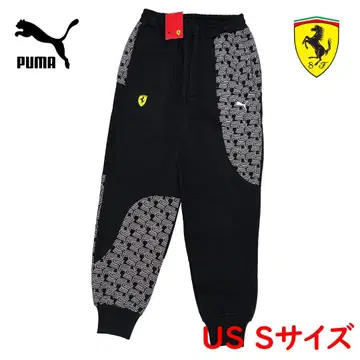 새상품 US S사이즈/M사이즈 상당 푸마 페라리 롱 팬츠 블랙