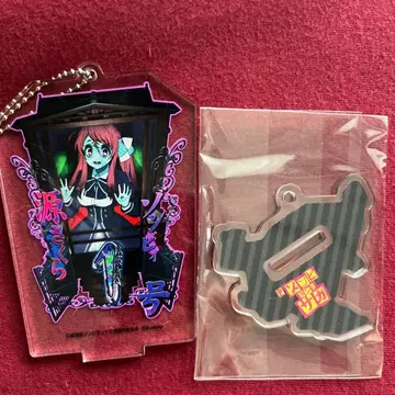 P 좀비랜드 사가 도안 아크릴 스탠드 키링 미나모토 사쿠라 좀비ver