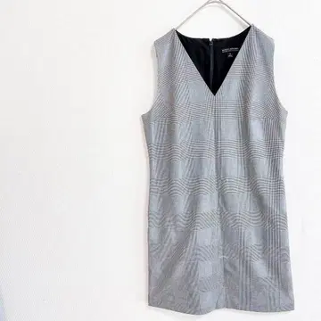 A194 BANAN REPUBLIC 무릎 기장 원피스 LL 민소매 그레이