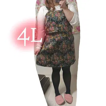 고블랑 직조 x 장미 패턴 4L 뷔스티에+스커트 셋업 원피스