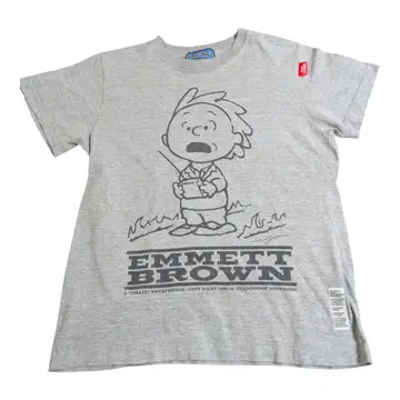 헤드구니 백투더퓨처 T셔츠 그레이 S