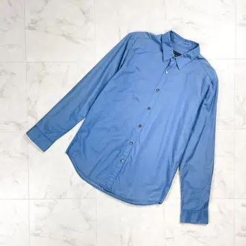 띠어리 긴팔 코튼 셔츠 벨듀른 자크 PS-A 파랑 38*KD44